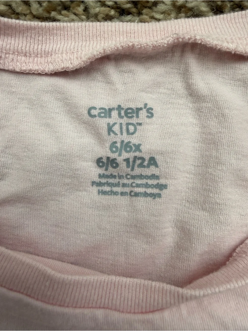 Carter’s Girls Everybunny Loves Me Easter Shirt Size 6/6X
